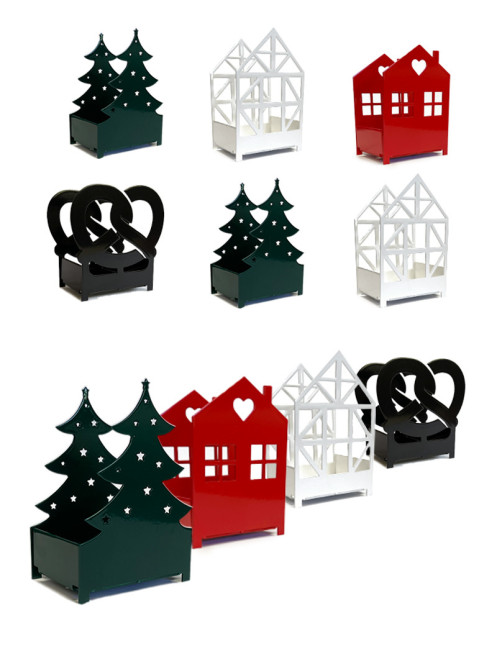 lot 10 photophores noel decoration