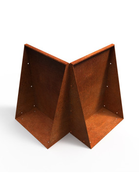 angle acier corten mur de soutenement
