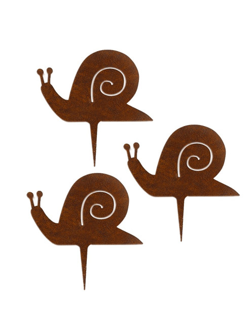 Lot de 3 escargots