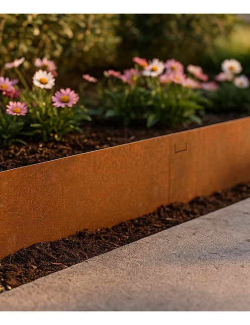 bordure jardin acier corten