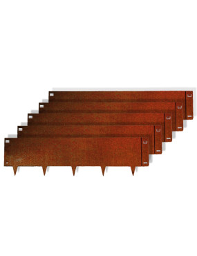 Lot 5 bordures jardin pour pelouse
