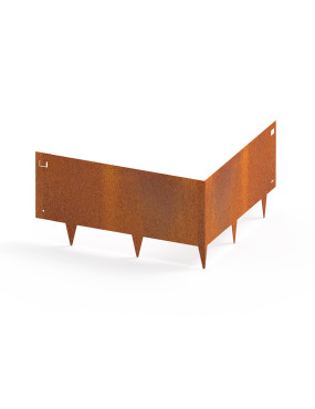 bordure angle extérieur corten