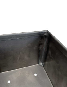 Pot de fleur métal corten