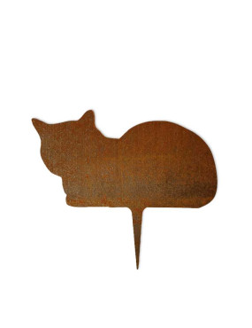 silhouette chat décoration jardin