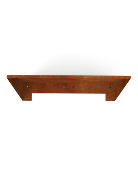 Mur soutènement acier Corten hauteur 60 cm