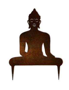 silhouette bouddha zen extérieur décoration