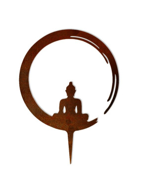 Statue bouddha soleil zen
