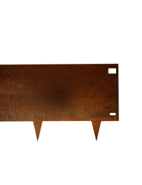 5 mètres linéaires bordure acier corten