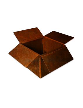 Cache pot en métal pour fleurs