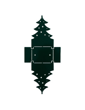 decoration photophore sapin noel