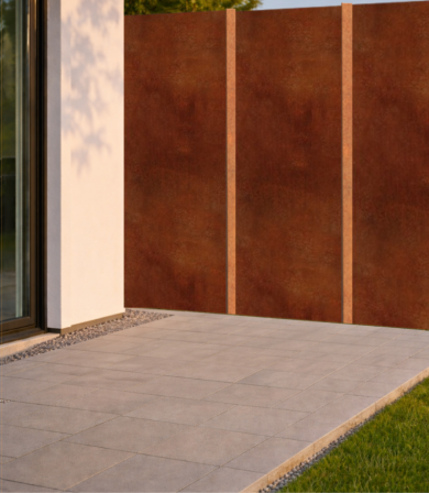 LE PANNEAU BRISE VUE EN ACIER CORTEN - Qu'est ce que c'est ?