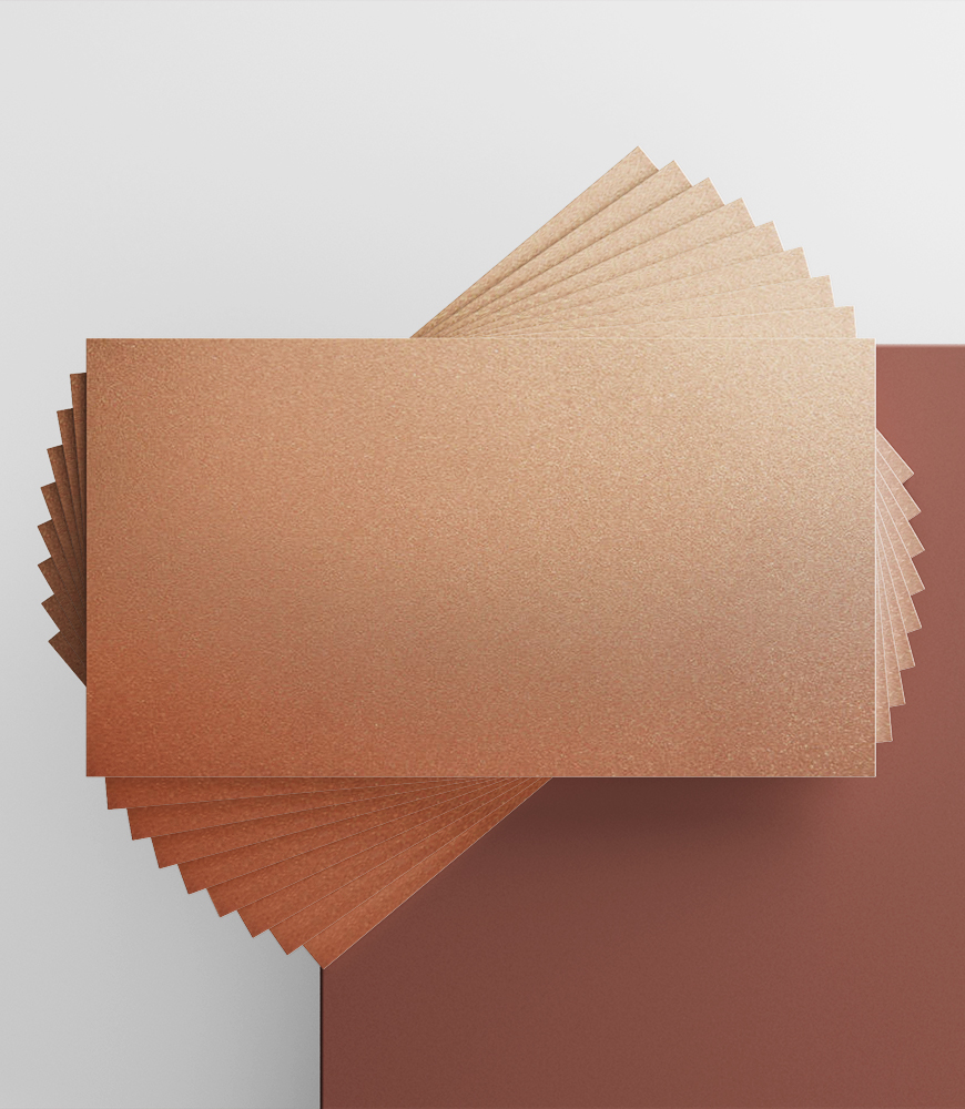 plaque cuivre sur mesure