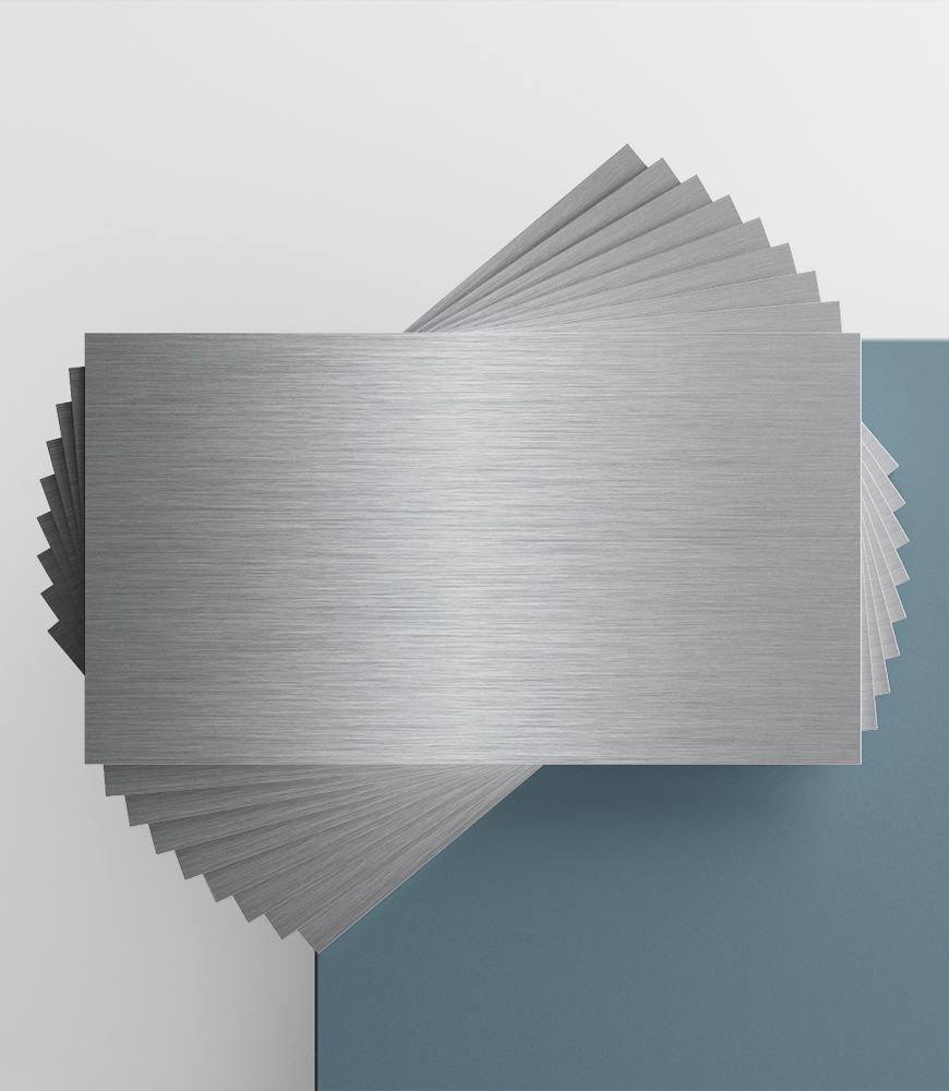 plaque inox brosse