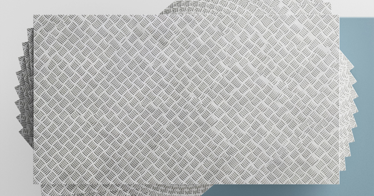 Aluminium larme damier alsace
