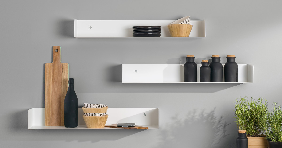 etagere metal murale fabrique en france sur mesure